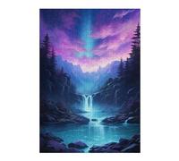 Puzzles pour Adolescents Blue Waterfalls and Sky Puzzles pour Adultes, Jouets, Décoration Murale, Cadeaux Et Idées Cadeaux Uniques pour Anniversaires 38x26cm/1000pcs
