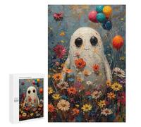 Puzzles pour Adolescents Boho Ghost Floral Nature Puzzles pour Adultes Jeu Manuel Cadeau d'anniversaire Cadeau d'anniversaire, Cadeaux, 1000 PCS