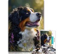 Puzzles pour Adolescents Bouvier Bernois 1000 pièces Jeux éducatifs décoration Murale Cadeaux d'anniversaire et de Noël Uniques 38x26cm