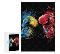 Puzzles pour Adolescents Boxing Gloves Puzzles pour Adolescents - Décoration Murale - Cadeau Unique pour Anniversaire Et Noël
