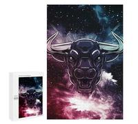 Puzzles pour Adolescents Bull Galaxy Puzzles pour Adolescents : Améliorent La Mémoire. Chaque Pièce Est Unique - Idée Cadeau d'anniversaire Unique 1000 PCS