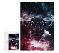 Puzzles pour Adolescents Bull Galaxy Puzzles pour Adultes À Monter Soi-même, Décorations Murales, Idées Cadeaux pour Toute La Famille 300 PCS