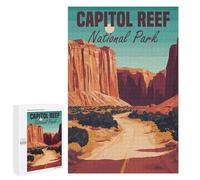 Puzzles pour Adolescents Capitol Reef National Park Puzzles pour Adultes, Jouets Anti-Stress, Difficile, Cadeau d'anniversaire, Cadeaux, 1000 PCS