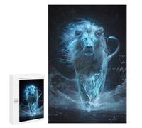 Puzzles pour Adolescents Celestial White Lion Puzzles pour Adolescents - Décoration Murale - Cadeau Unique pour Anniversaire Et Noël
