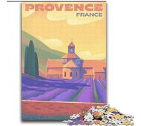 Puzzles pour Adolescents Champs de Lavande de Provence, à partir de 14 Ans, Jeux éducatifs, Jouets à Faire soi-même, œuvres d'art, Cadeau, 75x100cm