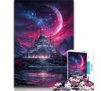 Puzzles pour Adolescents Château mystérieux Puzzles pour Adolescents 1000 idée Cadeau d'anniversaire pour Adultes Jeu Familial et Passe-Temps 38x26cm