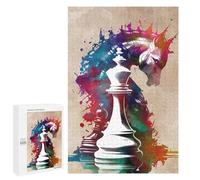 Puzzles pour Adolescents Chess Sport Puzzles pour Adolescents - Décoration Murale - Cadeau Unique pour Anniversaire Et Noël