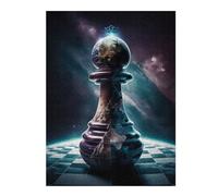 Puzzles pour Adolescents Chess Universe Jeux De Puzzle en Famille Découpe De Précision Cadeaux Uniques pour Anniversaire Et Noël