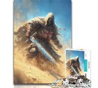 Puzzles pour Adolescents Chevaliers médiévaux, Aidez Le Cerveau à exercer des Jouets addictifs pour cultiver la Patience Décoration Parfaite 38X26CM