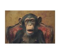 Puzzles pour Adolescents Chimpanzee in A Chair Puzzles pour Adultes : des Jouets À Monter Soi-même, Amusants Et Originaux, Parfaits pour Un Anniversaire Ou Noël
