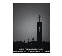 Puzzles pour Adolescents Christ Quote to Remember 2 Puzzles pour Adultes, Jouets, Décoration Murale, Cadeaux Et Idées Cadeaux Uniques pour Anniversaires 52x38cm/1000pcs