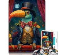 Puzzles pour Adolescents Cirque Toucan 1000 pièces, Jeux éducatifs, décoration d'intérieur, Convient pour la décoration de Bureau (Taille 75x50cm)