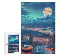 Puzzles pour Adolescents City Lights Under Moonlit Sky Casse-tête pour Adolescents : Analyse Et Logique, Difficile Et Stimulant, Idéal comme Cadeau 1000 PCS
