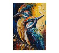 Puzzles pour Adolescents Colored Bird Duo Puzzles pour Adultes, Jouet, Décoration Murale, Décoration Intérieure, Défi À Réaliser 38x26cm/1000pcs