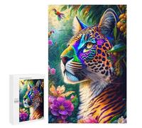 Puzzles pour Adolescents Colorful Amazon Jaguar Casse-têtes pour Adolescents - Jeu De Réflexion - Améliore La Mémoire - Cadeaux De Noël Et d'anniversaire