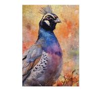 Puzzles pour Adolescents Colorful Bird Portrait Puzzles pour Adultes Jeux Amusants pour S'amuser en Famille Interaction Parent-Enfant 38x26cm/1000pcs