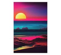 Puzzles pour Adolescents Colorful Landscape Puzzle Familial - Améliore La Mémoire - Cadeau d'anniversaire Et Cadeau Unique 75x50cm/1000pcs