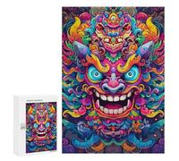 Puzzles pour Adolescents Colorful Mythical Creature Artwork Puzzle Anti-Stress pour Adolescents Chaque Pièce Est Unique - Idéal comme Cadeau pour Toute La Famille 300 PCS