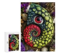 Puzzles pour Adolescents Colorful Stone with Eye Design Puzzle Anti-Stress pour Adolescents Chaque Pièce Est Unique - Idéal comme Cadeau pour Toute La Famille 300 PCS