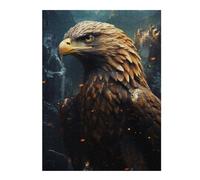 Puzzles pour Adolescents Cool Wild Bald Eagle Puzzles pour Adultes - Jouets Anti-Stress - Décoration Parfaite - Cadeaux d'anniversaire Uniques 52x38cm/1000pcs