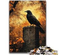 Puzzles pour Adolescents, Corbeaux d'automne, Jouets éducatifs et Amusants à la Maison, Cadeaux d'anniversaire et de Voyage 50x75cm