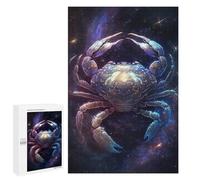 Puzzles pour Adolescents Cosmic Crab Art Print-3 Casse-têtes pour Adolescents - Jeu De Réflexion - Améliore La Mémoire - Cadeaux De Noël Et d'anniversaire