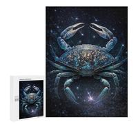 Puzzles pour Adolescents Cosmic Crab Constellation Artwork Puzzle Anti-Stress pour Adolescents Chaque Pièce Est Unique - Idéal comme Cadeau pour Toute La Famille 500 PCS