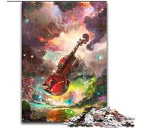 Puzzles pour Adolescents Cosmic Guitar, Aide Le Cerveau à exercer des Jouets addictifs pour cultiver la Patience et améliorer la mémoire (Taille 26x38cm)