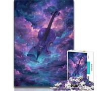 Puzzles pour Adolescents Cosmic Guitar Puzzles pour Adultes 1000 pièces Difficiles avec pièces de Formes aléatoires entièrement emboîtables pour Les Enfants de 14 Ans et Plus (26x38cm)