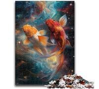 Puzzles pour Adolescents Cosmic Koi Brain Intelligence Challenge Jouets addictifs Cadeau d'anniversaire, Cadeaux, Décoration Murale 50x75cm