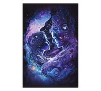 Puzzles pour Adolescents Cosmic Love Connection-1 Puzzles pour Adultes Jeux Relaxants Cadeaux De Décoration Parfaits pour Les Amis Et La Famille 1000pcs(75x50cm)