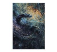 Puzzles pour Adolescents Cosmic Nebula Serpent Puzzle Familial - Améliore La Mémoire - Cadeau d'anniversaire Et Cadeau Unique 38x26cm/1000pcs