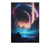 Puzzles pour Adolescents Cosmic Scenery Symphony Puzzles pour Adultes, Jouet, Décoration Murale, Décoration Intérieure, Défi À Réaliser 38x26cm/1000pcs