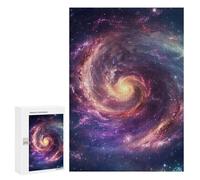 Puzzles pour Adolescents Cosmic Spiral Galaxy-6 Puzzle Anti-Stress pour Adolescents Chaque Pièce Est Unique - Idéal comme Cadeau pour Toute La Famille 300 PCS