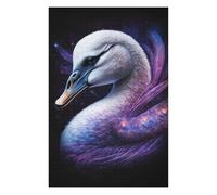 Puzzles pour Adolescents Cosmic Swan Art Print-16 Puzzles pour Adultes, Jouets À Monter Soi-même, Cadeaux pour Femmes, Cadeaux De Noël Et d'anniversaire 1000pcs(75x50cm)