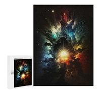 Puzzles pour Adolescents Cosmos Universe 3 Puzzles pour Adultes, Jouets Anti-Stress, Difficile, Cadeau d'anniversaire, Cadeaux, 500 PCS