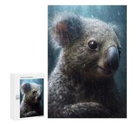 Puzzles pour Adolescents Cute Wet Koala Puzzles pour Adolescents - Décoration Murale - Cadeau Unique pour Anniversaire Et Noël