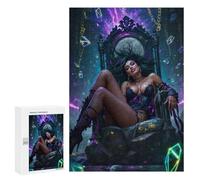 Puzzles pour Adolescents Dark Fantasy Queen Puzzles pour Adultes À Monter Soi-même, Décorations Murales, Idées Cadeaux pour Toute La Famille 300 PCS