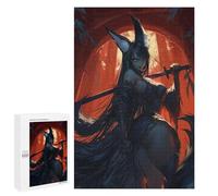 Puzzles pour Adolescents Dark Fantasy Warrior Artwork Casse-tête pour Adolescents : Analyse Et Logique, Difficile Et Stimulant, Idéal comme Cadeau 1000 PCS
