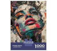 Puzzles pour Adolescents De 1000 Pièces Abstract Collage Art Prints Puzzles pour Adultes Jeux Relaxants, Amusants Et Humoristiques Cadeaux d'anniversaire Uniques 70x50cm/1000pcs