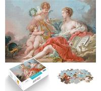 Puzzles pour Adolescents de 1000 pièces Allégorie de la Musique 1764 Jeu intellectuel est idéal comme Cadeau pour Toute la Famille 38x26cm