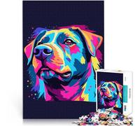 Puzzles pour Adolescents de 1000 pièces Animal Chien Rottweiler pour Le Jeu éducatif Challenge Toy décoration Murale 52x38cm