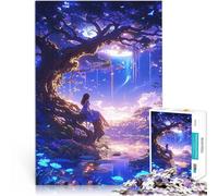 Puzzles pour Adolescents de 1000 pièces animé Mignon Séjour Anti-Stress pour Tuer Le Temps Jeu éducatif pour Anniversaire, Noël 50x70cm