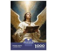 Puzzles pour Adolescents De 1000 Pièces Archangel Uriel in Light Puzzle pour Adultes - Jeu De Réflexion - Améliore La Mémoire - Cadeaux pour Amis Et Famille 38x26cm/1000pcs