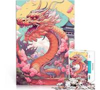 Puzzles pour Adolescents de 1000 pièces Art du Dragon Japonais pour Le Jeu éducatif Challenge Toy Super Cadeau 75x50cm