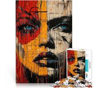Puzzles pour Adolescents de 1000 pièces Art féminin Entraînez Votre Cerveau et Vos Mains Offrir en Cadeau à Toute la Famille 75x50cm