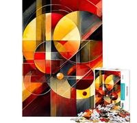 Puzzles pour Adolescents de 1000 pièces Art Mural Abstrait et Vibrant Jeux éducatifs Jouets Jeux intellectuels idées Cadeaux Amusantes et Humoristiques (Taille 75x50cm)