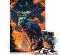 Puzzles pour Adolescents de 1000 pièces Autruche Jolie Jouet éducatif intellectuel décompressant Jeu de défi Unique 52x38cm