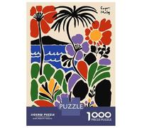 Puzzles pour Adolescents De 1000 Pièces Capri Italy Floral Landscape Art Puzzles pour Adolescents - Jeux Relaxants - Cadeaux pour Femmes, Amis Et Famille 70x50cm/1000pcs