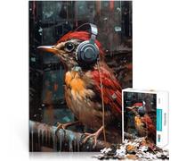 Puzzles pour Adolescents de 1000 pièces Casque American Robin Compétition de Vitesse Manuelle décoration Murale 38x26cm